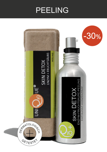 UNIQ10UE SKIN DETOX Peeling mit Detox-Peeling und Reinigungspflege für eine gründliche Hautreinigung