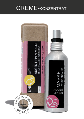 Augen + Lippen Maske mit Verpackung