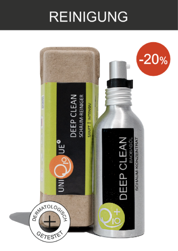 UNIQ10UE Deep Clean Q10 foam cleanser with baobab oil and cacao for deep facial cleansing without drying the skin