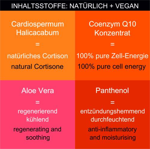 Preview: Gel Maske Vorteile mit Aloe Vera und Panthenol