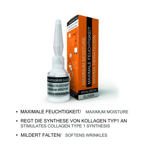 Preview: Uniq10ue Hyaluron Elixier mit Verpackung