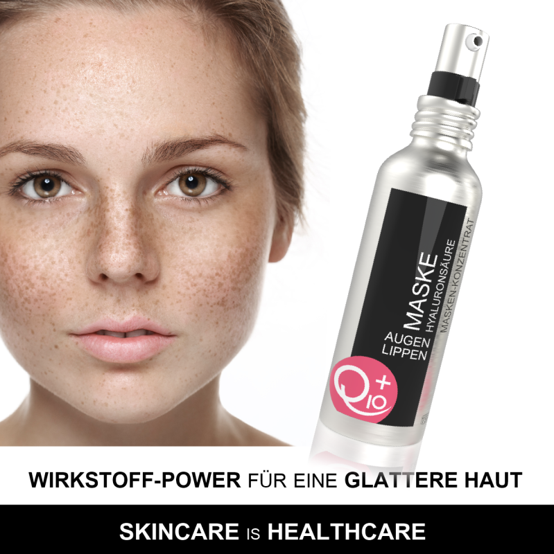 Augen + Lippen Maske für glattere Haut