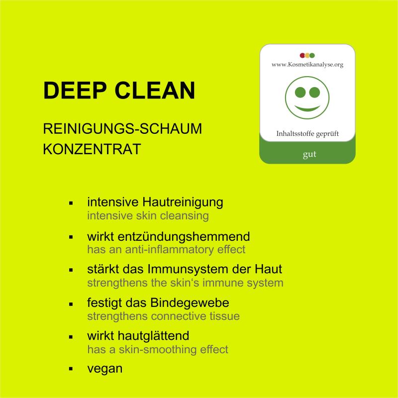 UNIQ10UE Deep Clean Reinigungsschaum Produktvorteile