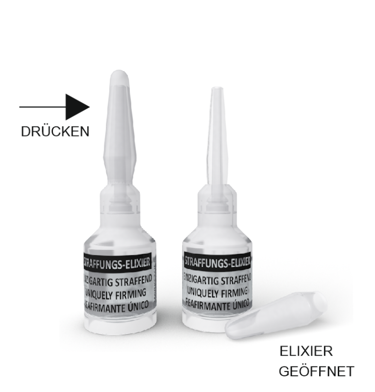 Uniq10ue Hyaluron Elixier geöffnet